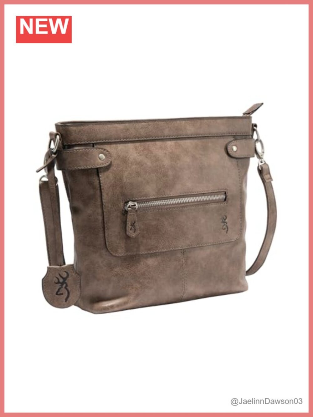 Women's Concealed Carry Hobo Handbag with Holster, Faux Leather